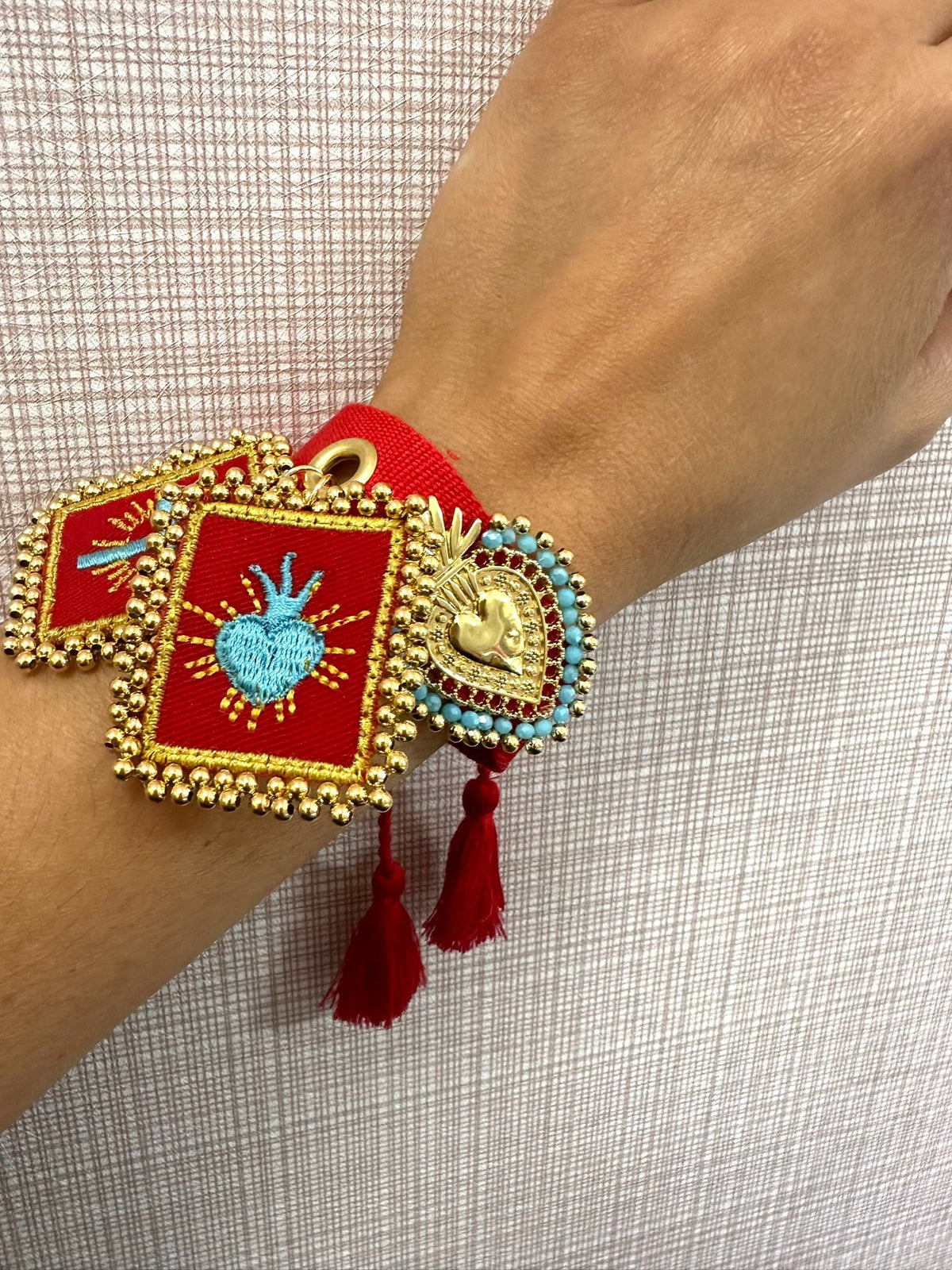 Edy’S red escapulary bracelet