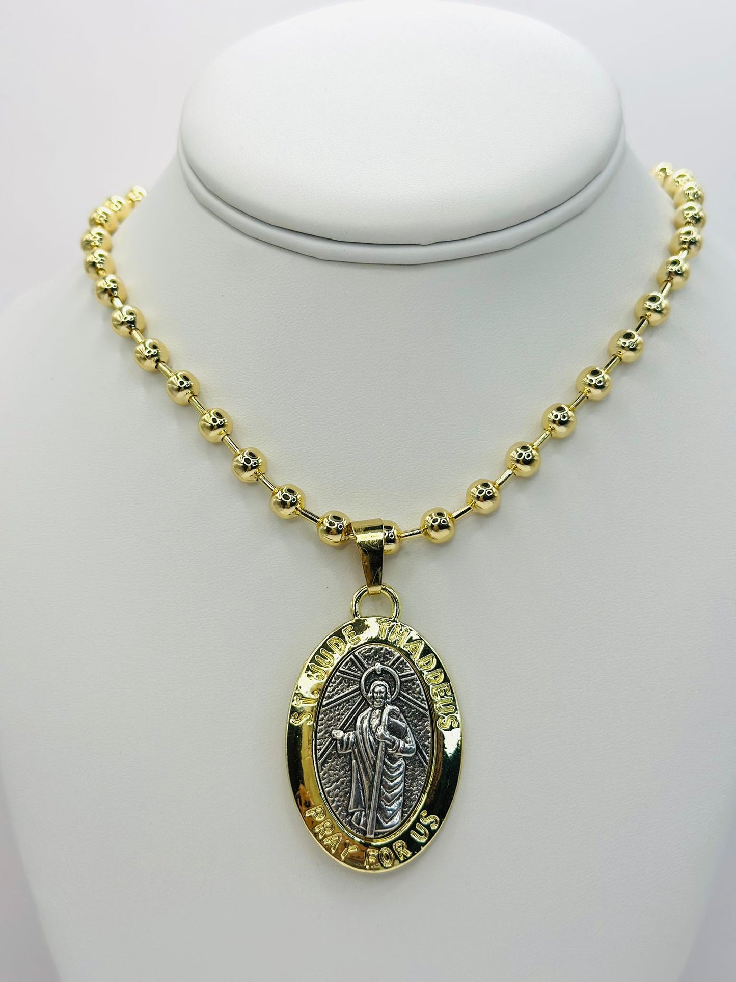 Medallon San Judas Tadeo Necklace
