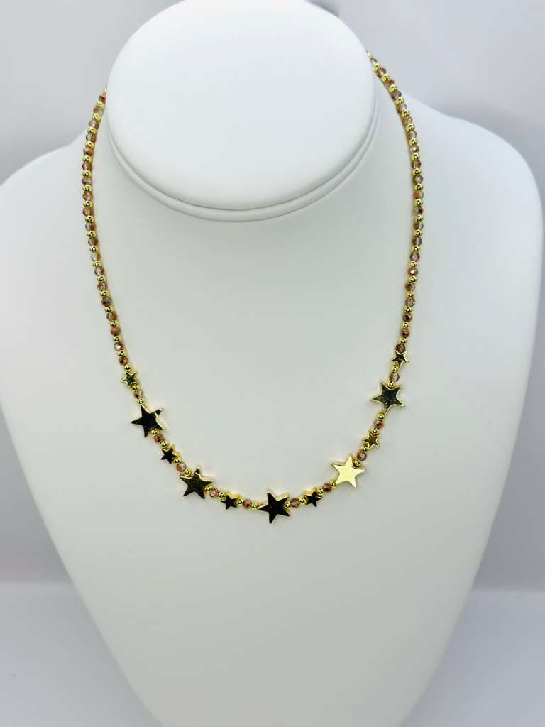 Star cristal necklace