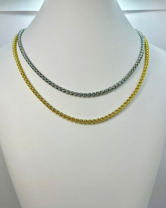 Cord Double Necklace